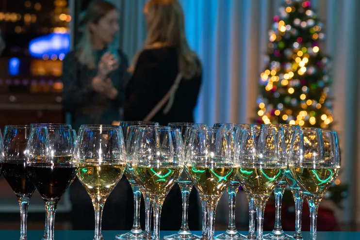Christmas drinks at Savoy Place